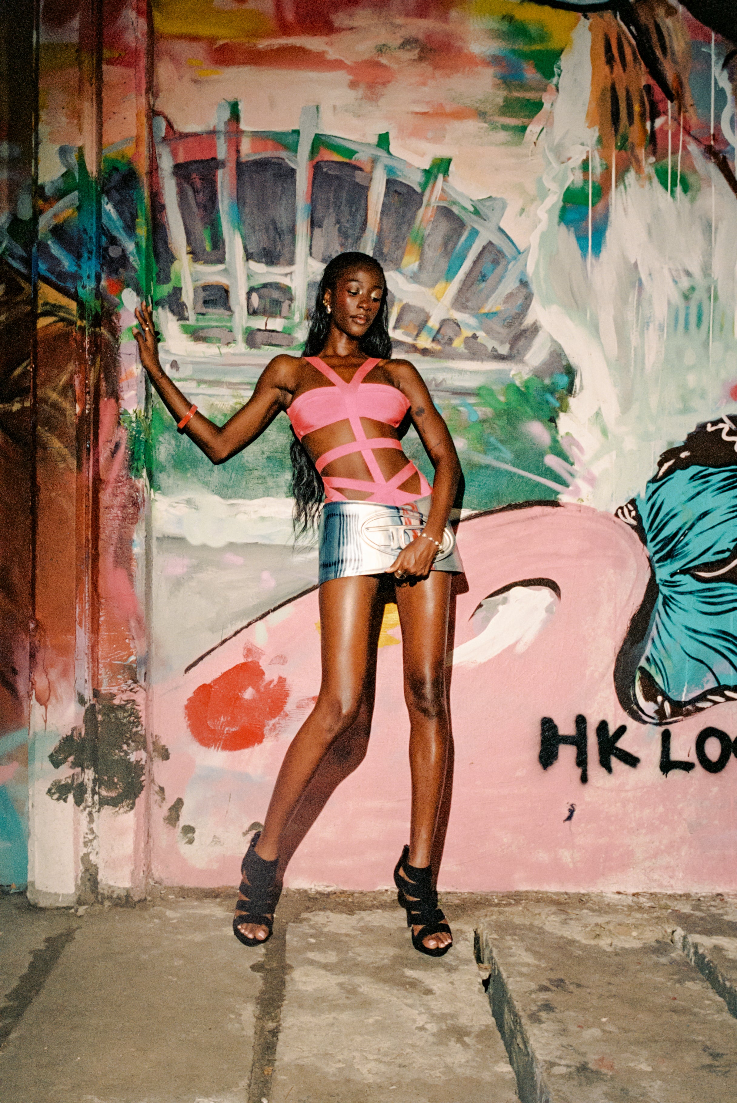 Hervé Léger Bandage Swimwear - Pink