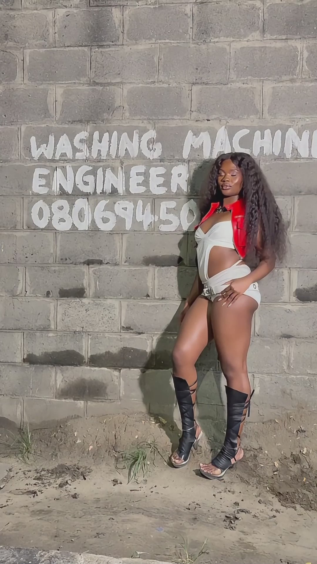 Hervé Léger Bandage Swimwear - White